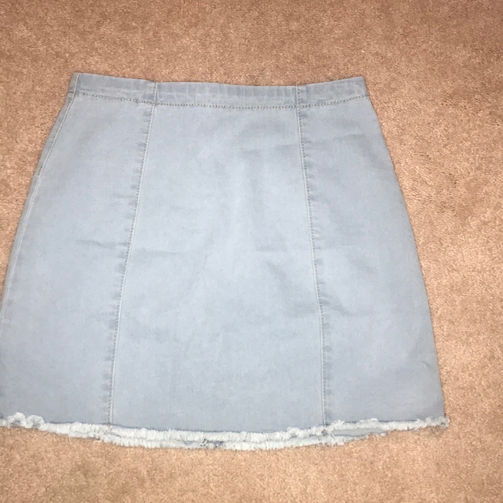 Denim jean skirt